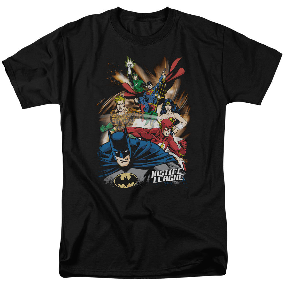 Wonder Woman Starburst Mens T Shirt Black Officially Licensed