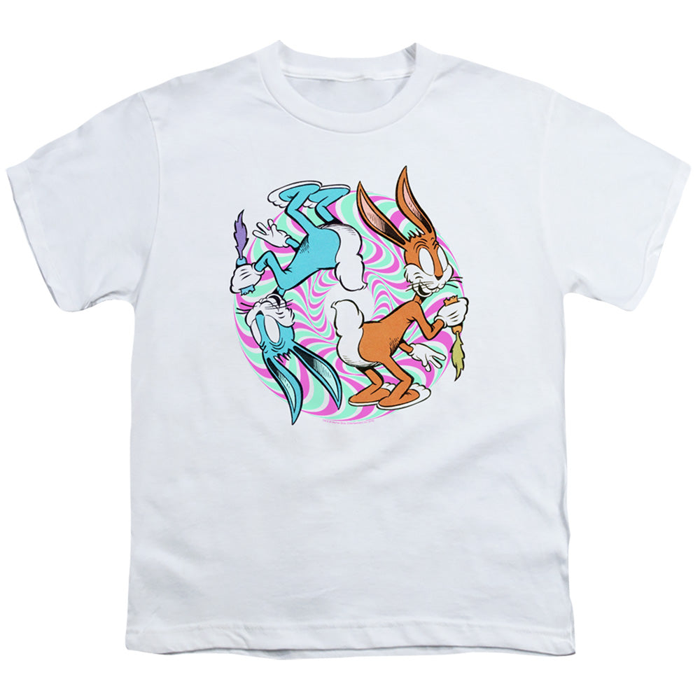 Looney Tunes Wacky Wabbit Kids Youth T Shirt White Officially Licensed