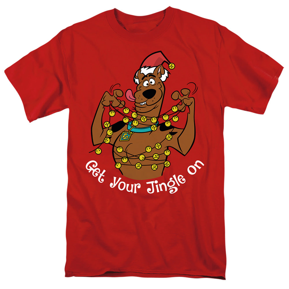 Scooby-Doo Christmas Get Your Jingle On Mens T Shirt Red Officially Licensed