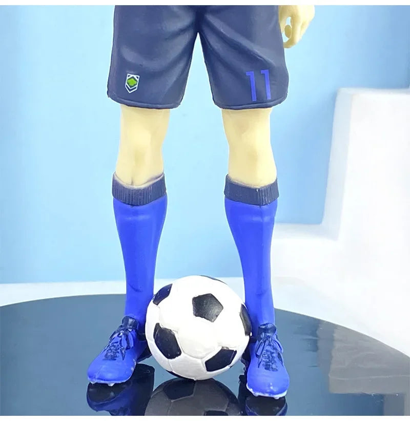 Isagi Yoichi Anime Figure, Blue Lock Action Figurines Standing Statue 18 CM