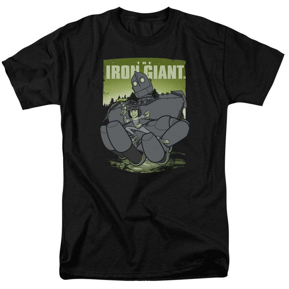 Iron Giant Helping Hand Mens T Shirt Black Officially Licensed