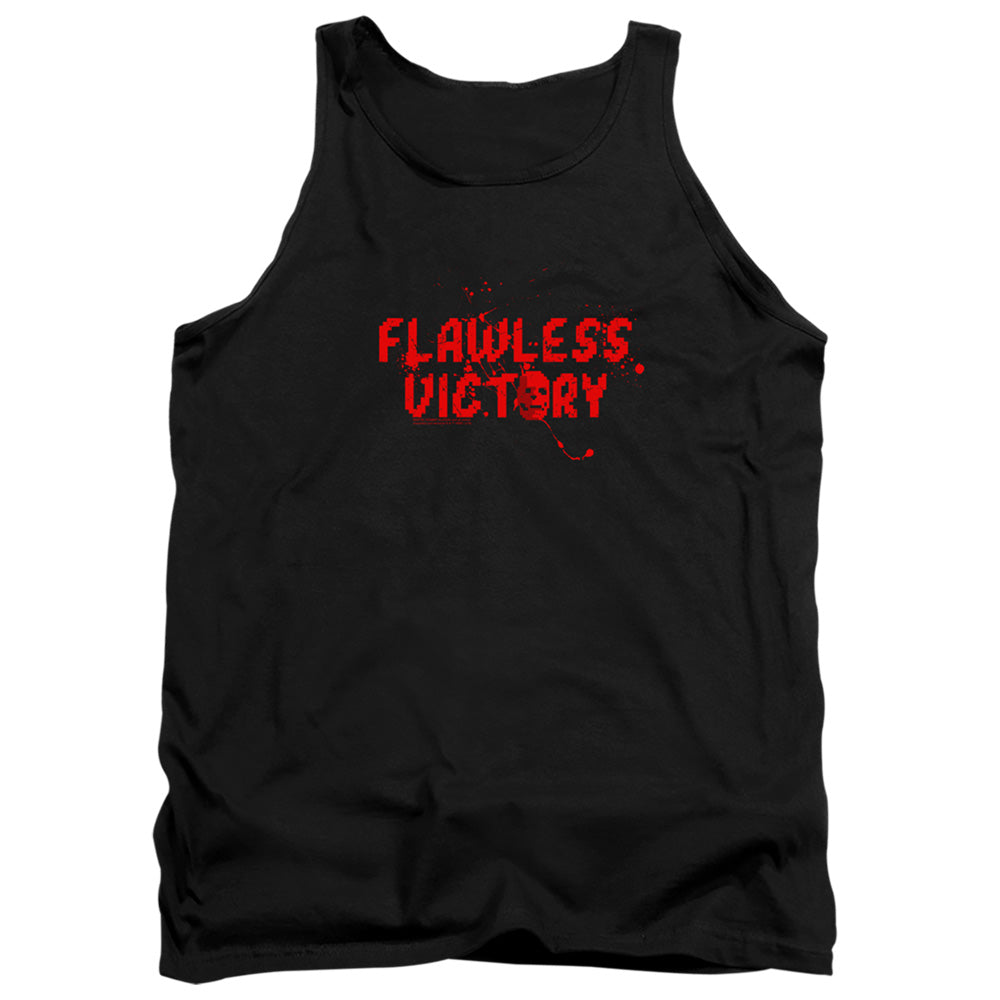 Mortal Kombat Klassic Flawless Victory Mens Tank Top Shirt Black Officially Licensed