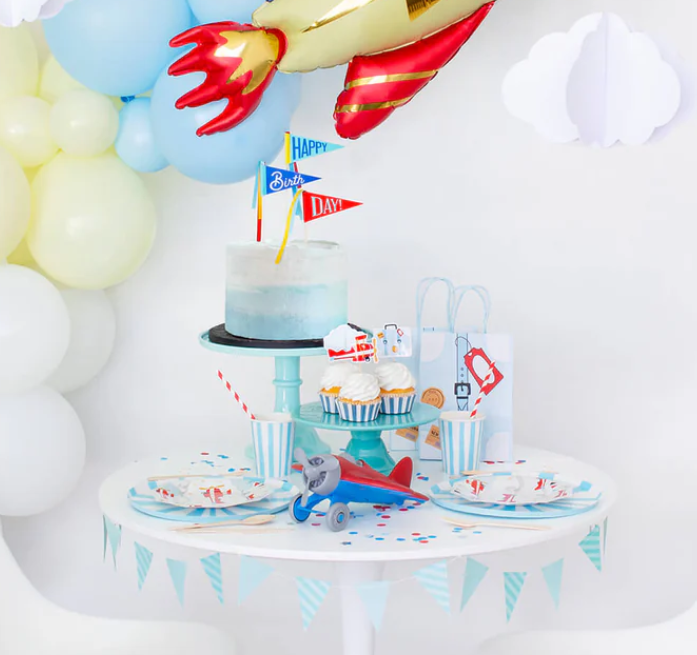 Airplane Small Plates (Set of 8)