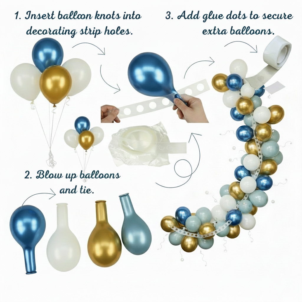 Baby Shower Blue Party Supplies in a Box