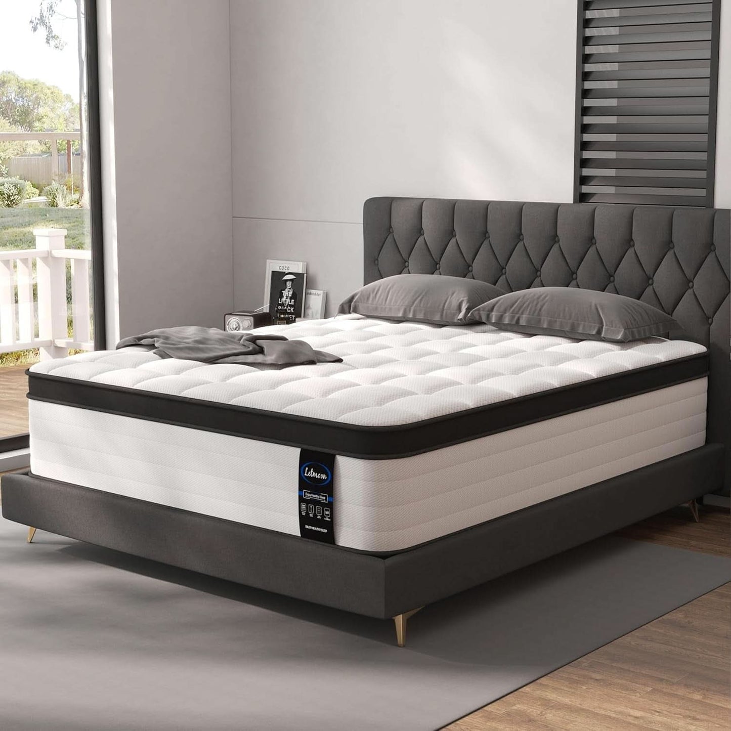 10 Inch Hybrid Full Size Memory Foam Pocket Spring Mattress