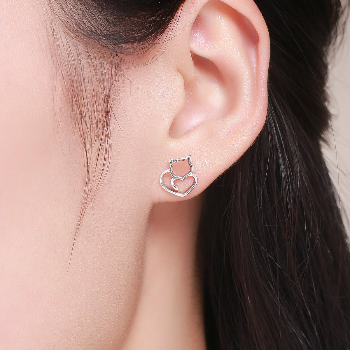 925 Sterling Silver Oxidized Earrings