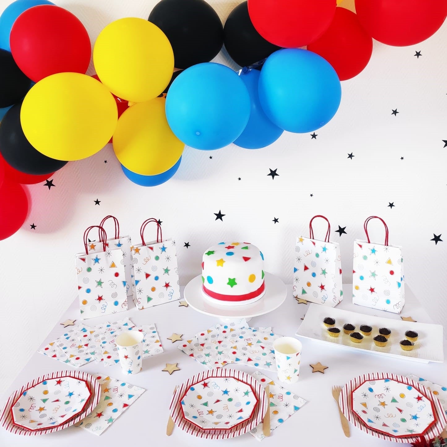 Happy Colors Small Plates (Set of 8)