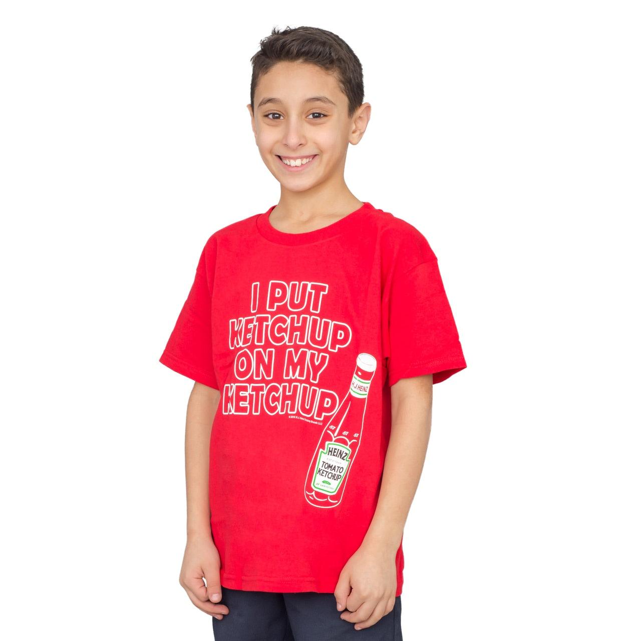 I Put Ketchup on My Ketchup Youth T-shirt