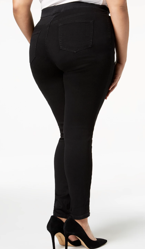 Celebrity Pink Pull-on Black Skinny Pants-Size XL