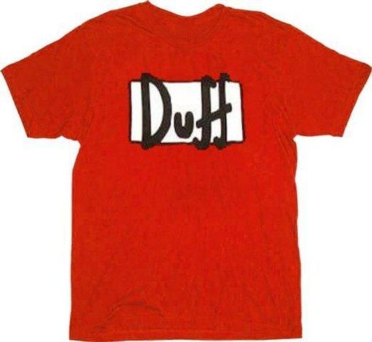 Simpsons Duff Beer Red T-shirt