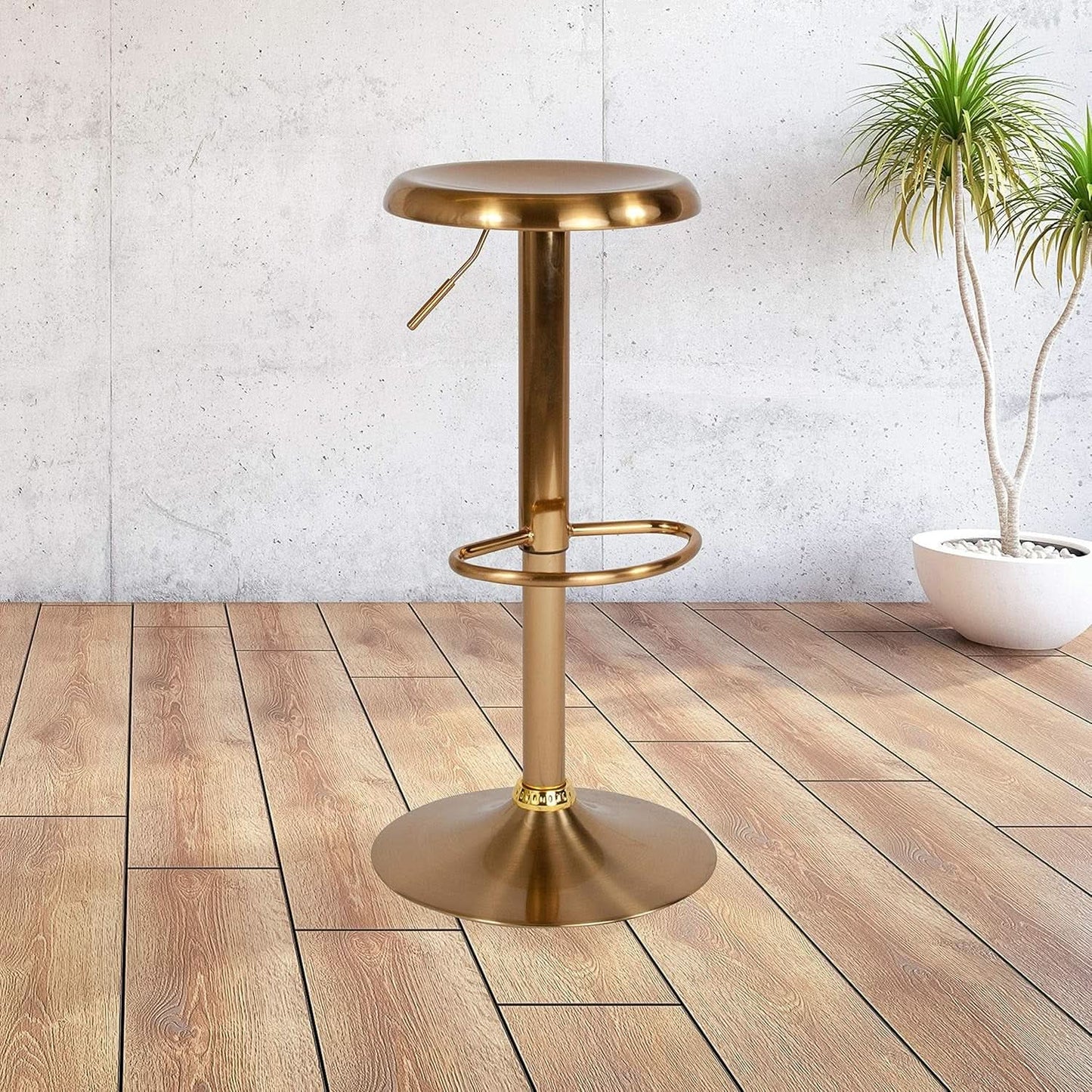 Adjustable Height Retro Metal Barstool for Stylish Seating