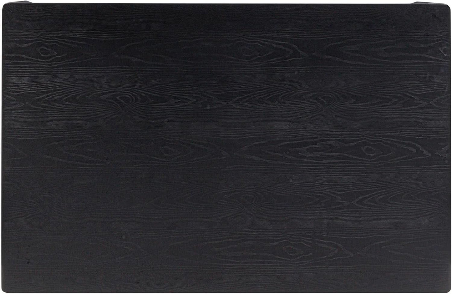 Mingle 55 Inch Modern Rectangular Dinner Table Burnt Black