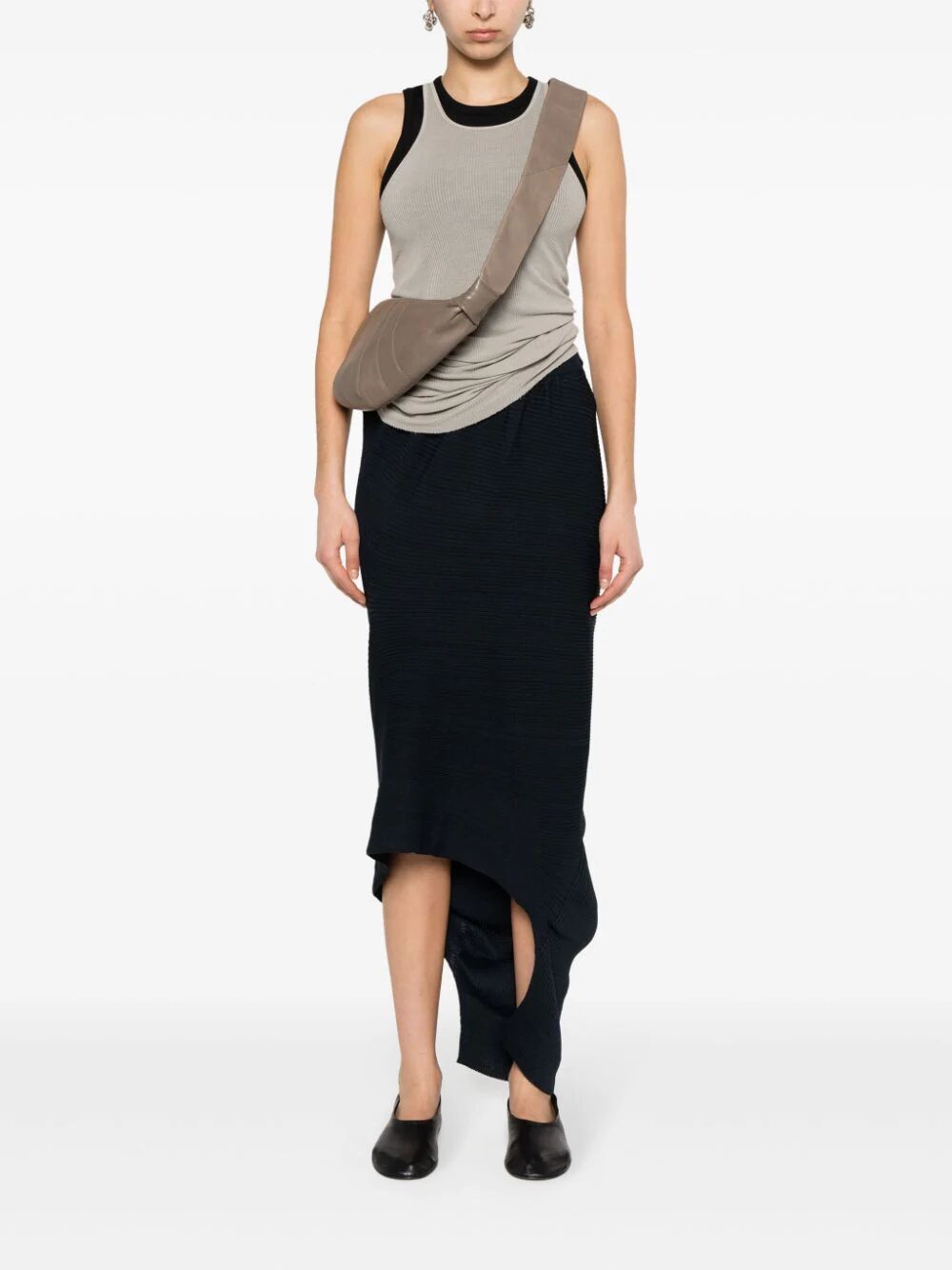 Issey Miyake Women Aerate Midi Skirt