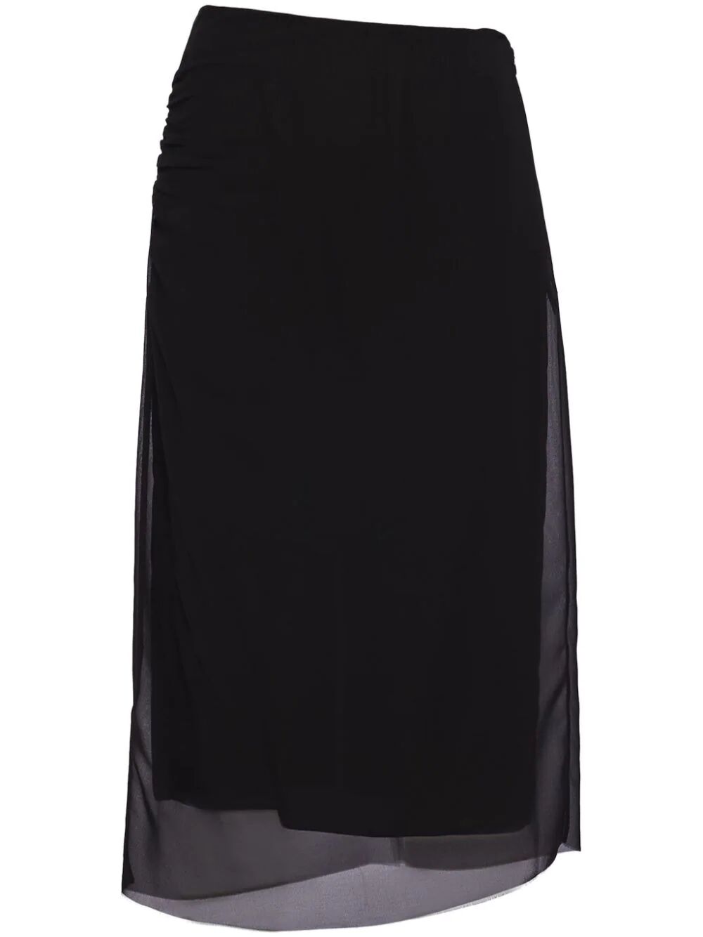 Prada Women Gonna Pencil In Georgette