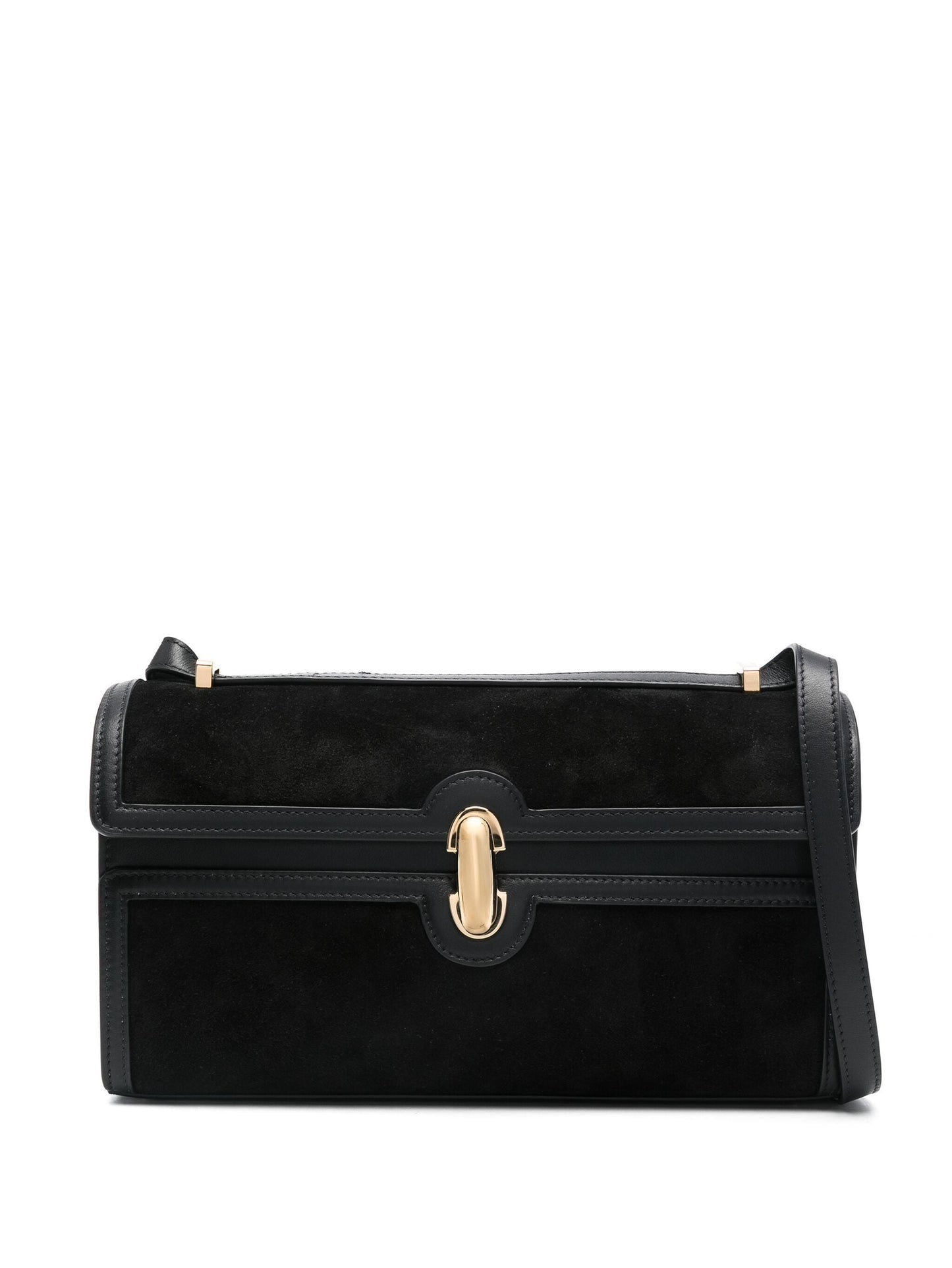 Savette Women Symmetry 26 In Suede With Smooth Calf Trim