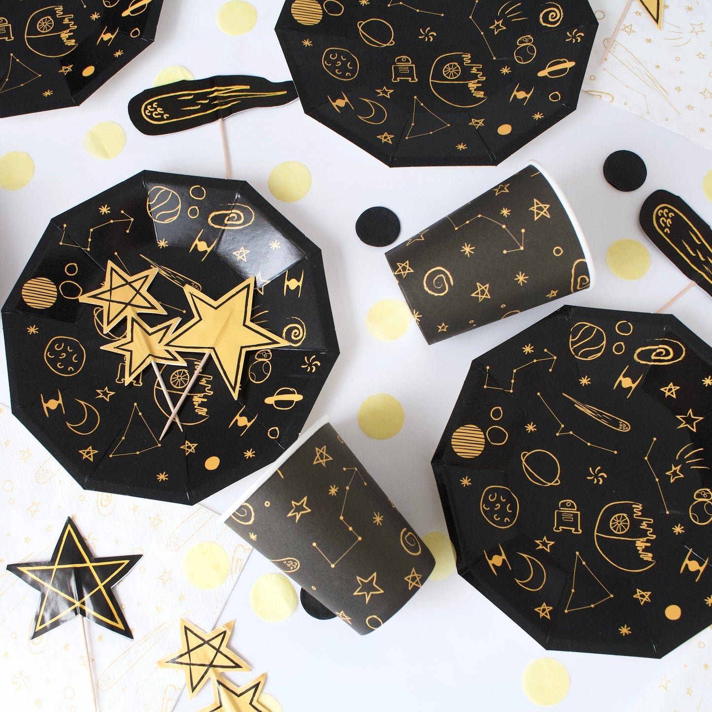 Galaxias Small Plates (Set of 8)