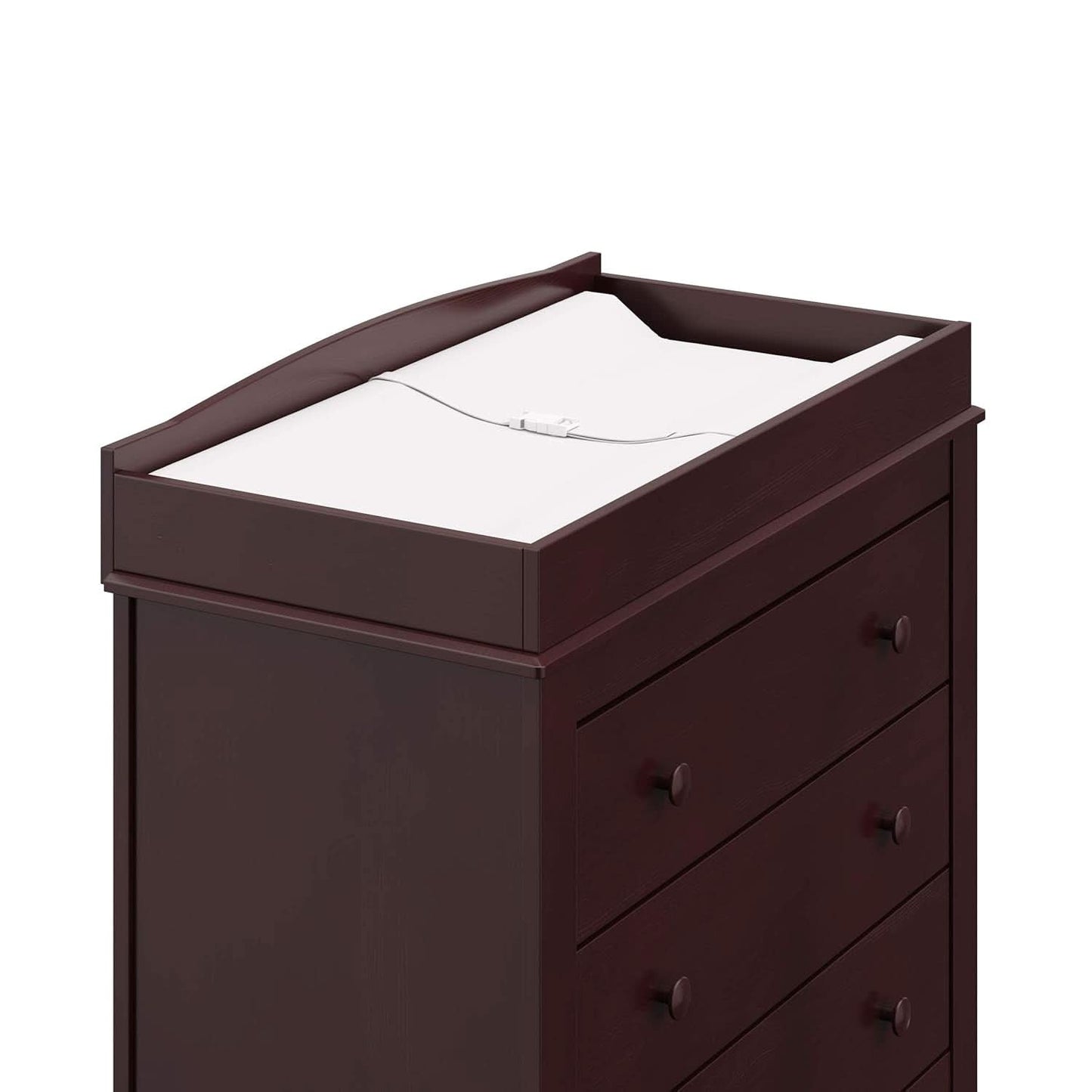Noah 3 Drawer Dresser With Changing Top Espresso Finish