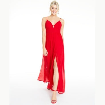 City Studios Juniors Chiffon a-Line Gown, Size 15