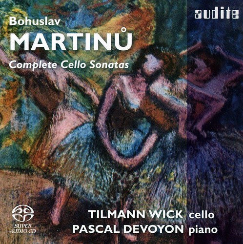 B. MARTINU - Sonatas for Cello & Piano [CD]