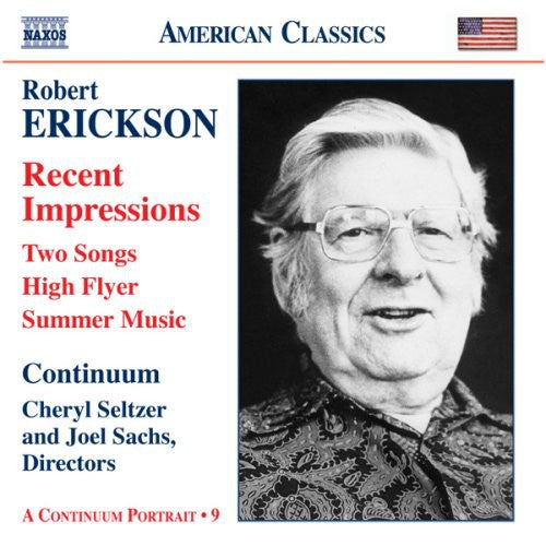 R. ERICKSON - Orchestral Chamber & Vocal Music [CD]
