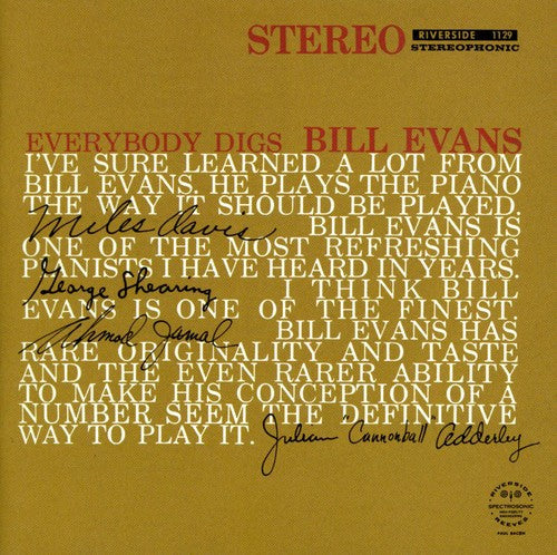 Bill Evans - Everybody Digs Bill Evans: Keepnews Collection [CD]
