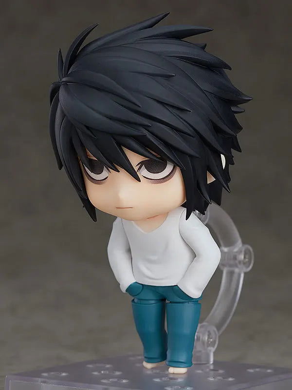 10 CM Death Note L and Yagami Light Anime Figurines, Kawaii Cute Chibi Action Figures PVC Toys Collection
