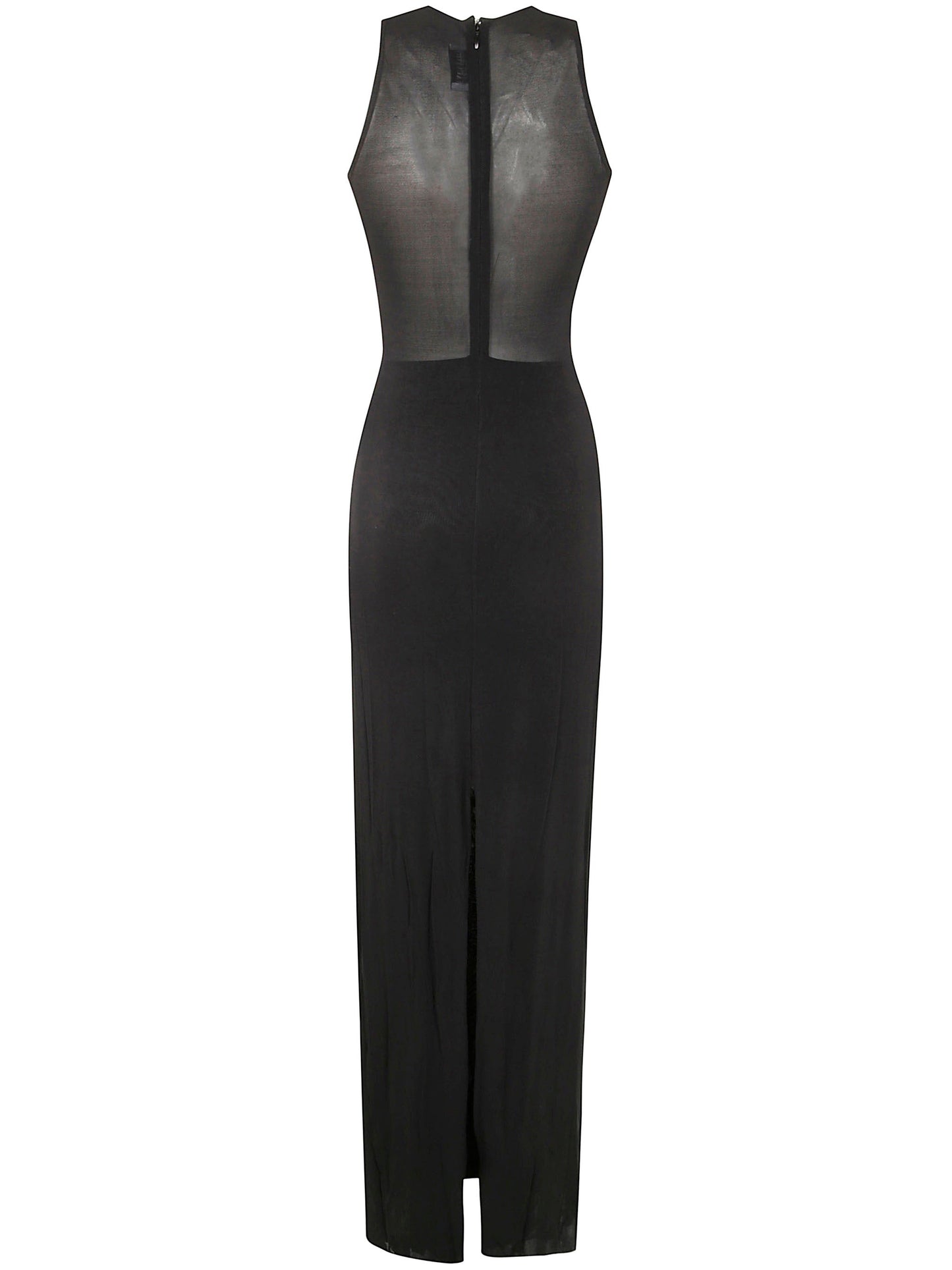 Jean Paul Gaultier Women Light Jersey Long Dress With Covered Cup Detail