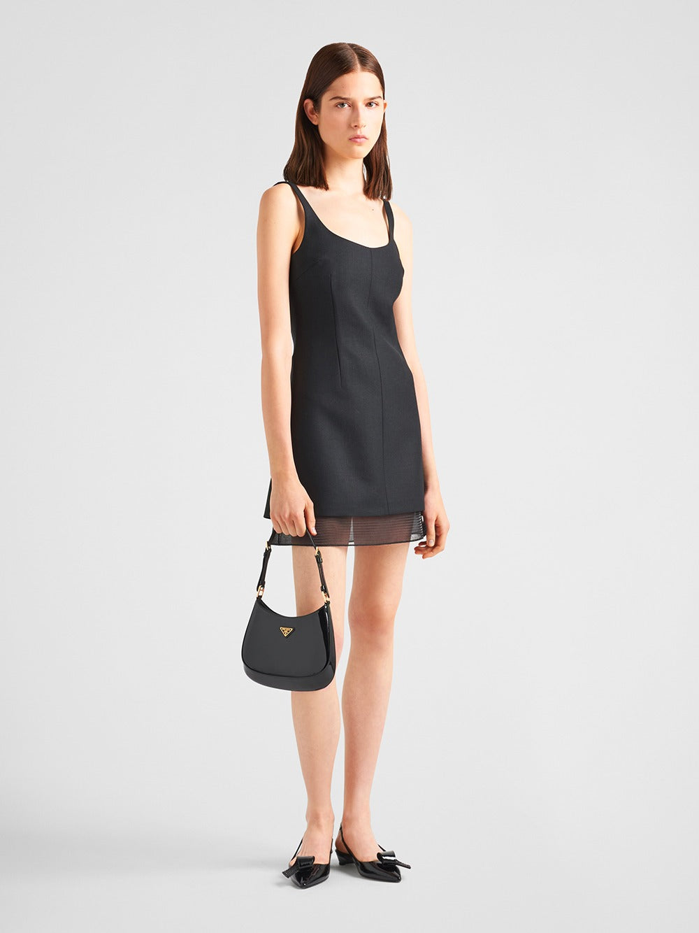 Prada Women Abito Corto In Lana
