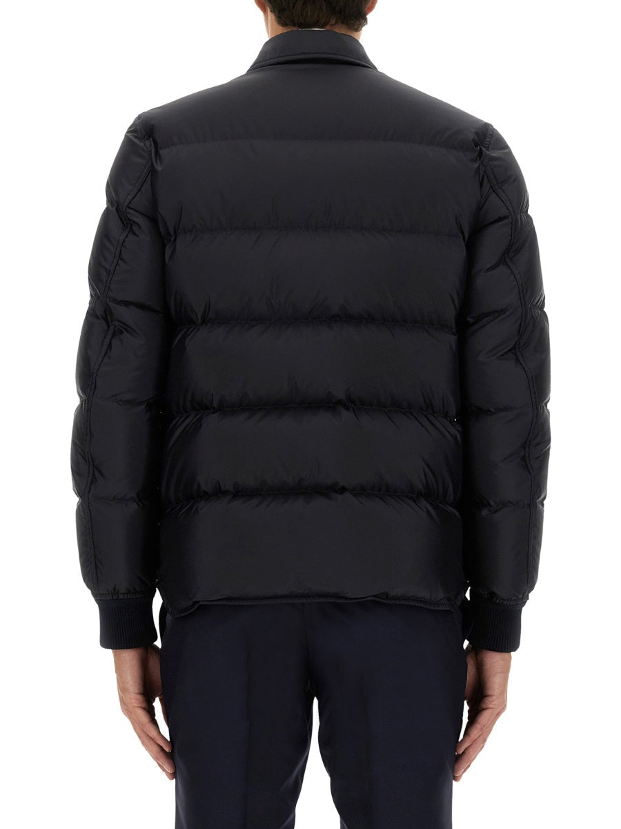 Tom Ford Men "Techno Satin" Padded Jacket