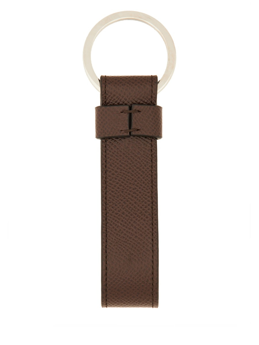 Tod's Men "T Timeless" Logo Keychain