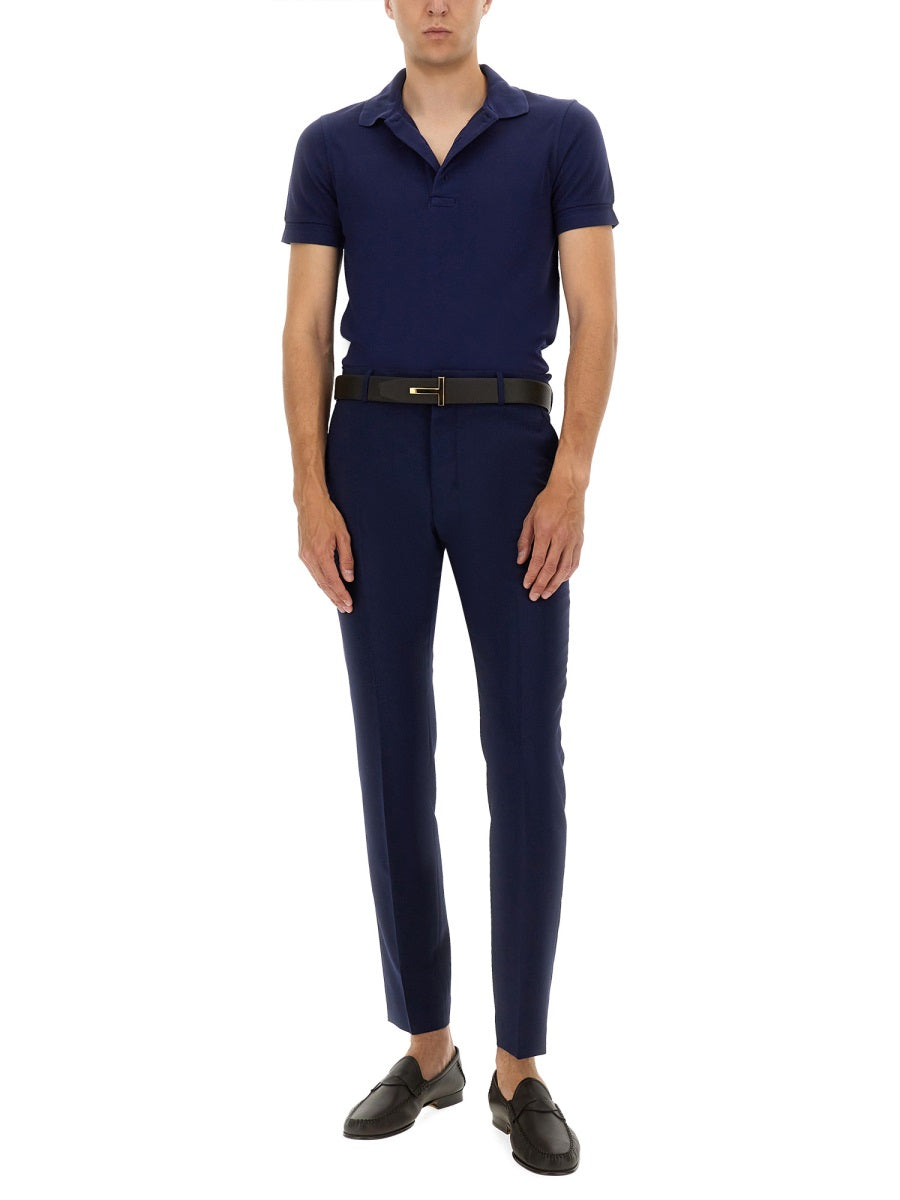 Tom Ford Men Pique Polo.