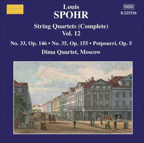 Moscow Dima Quartet - String Quartets 12 Nos. 33 & 35 [CD]