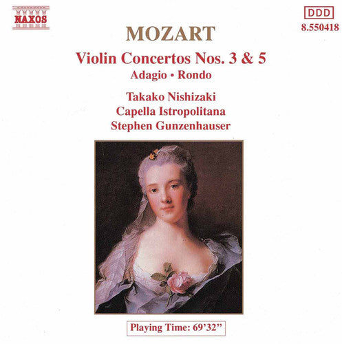 TAKAKO NISHIZAKI - Violin Concerti 3 & 5 / Rondo / Adagio [CD]