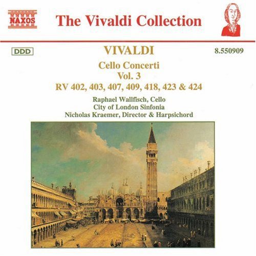Vivaldi / Wallfisch / Kraemer - Cello Concerti 3 - Music CD