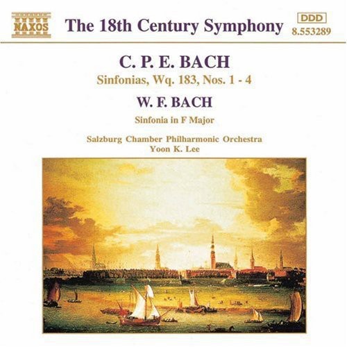 W.F. Bach C.P.E./Bach - Sinfonias 1-4 Music CD