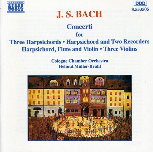Cologne Chamber Orchestra - Concerti for Harpsichord Flute & Violin [CD]