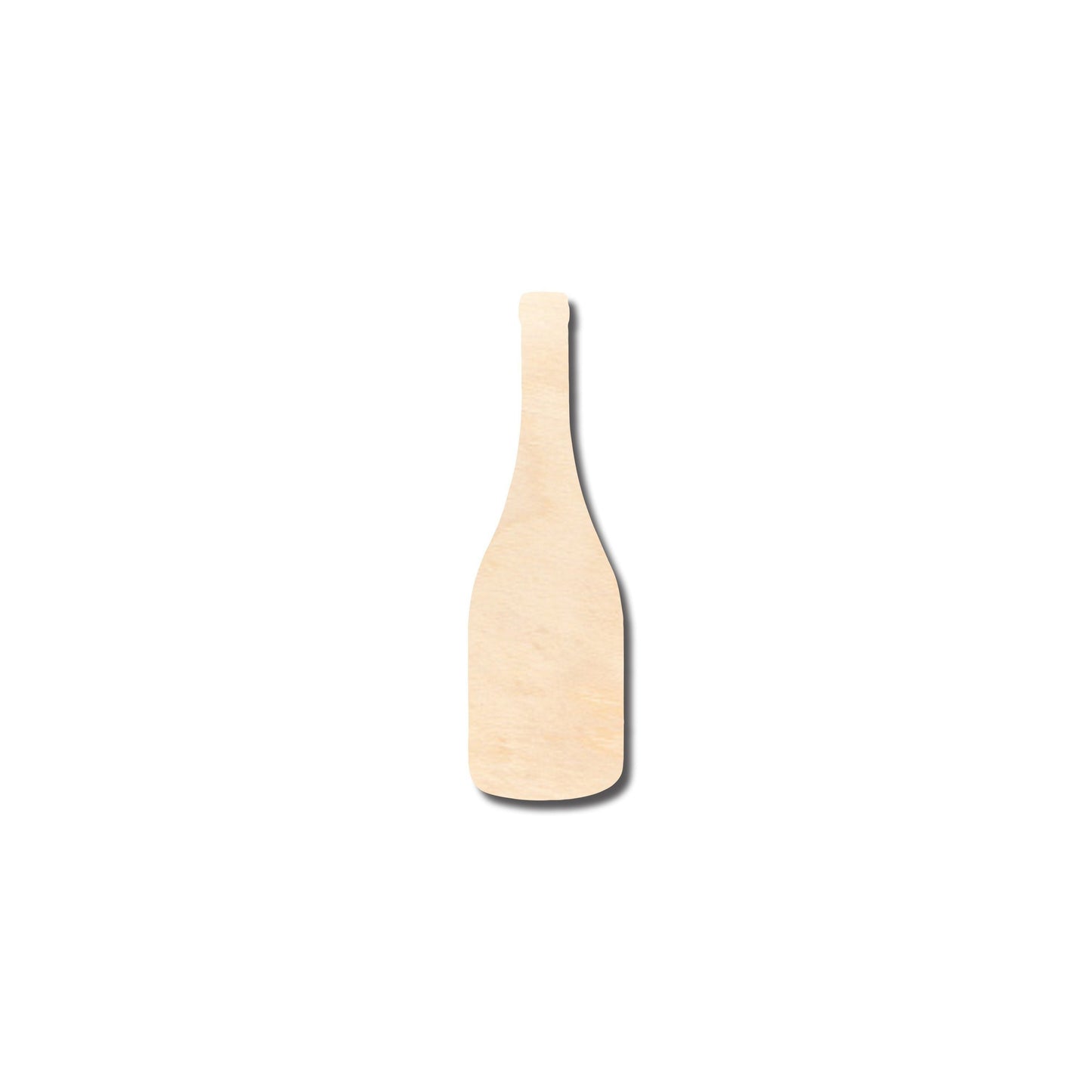 Unfinished Wood Wine Bottle Silhouette - Craft- up to 46" DIY