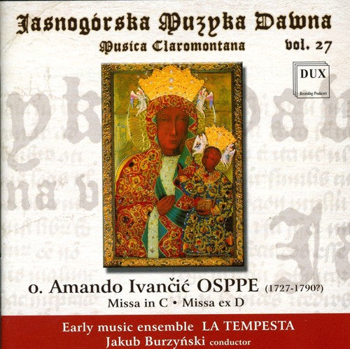 Osppe / Tempesta Early Music Ensemble / Burzynski - Musica Claromontana 27 [CD]