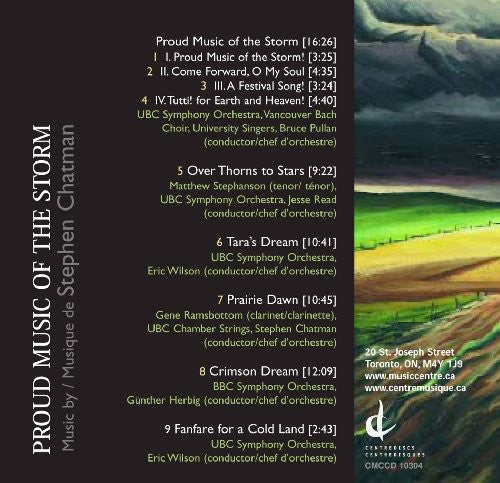 Stephen Chatman - Proud Music of the Storm [CD]
