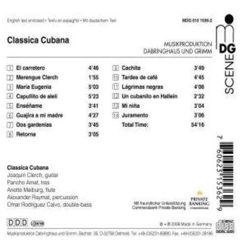 Anette Maiburg/Joaquin Clerch/Pancho Amat - Classica Cubana [CD]
