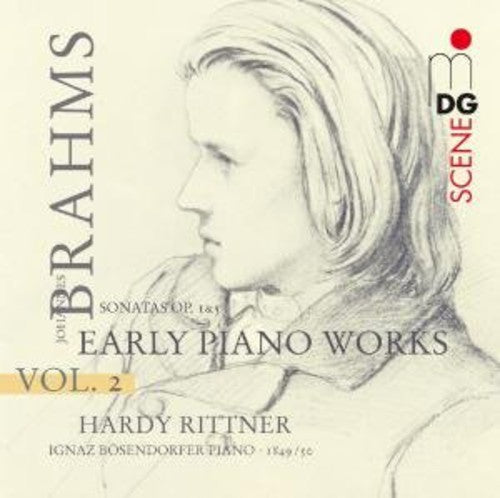 Brahms / Rittner - Early Piano Works 2: Sonatas Op 1 & 5 [CD]