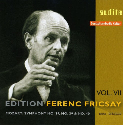 W.A. Mozart - Edition Ferenc Fricsay 7: Sym No. 29 39 & 40 [CD]