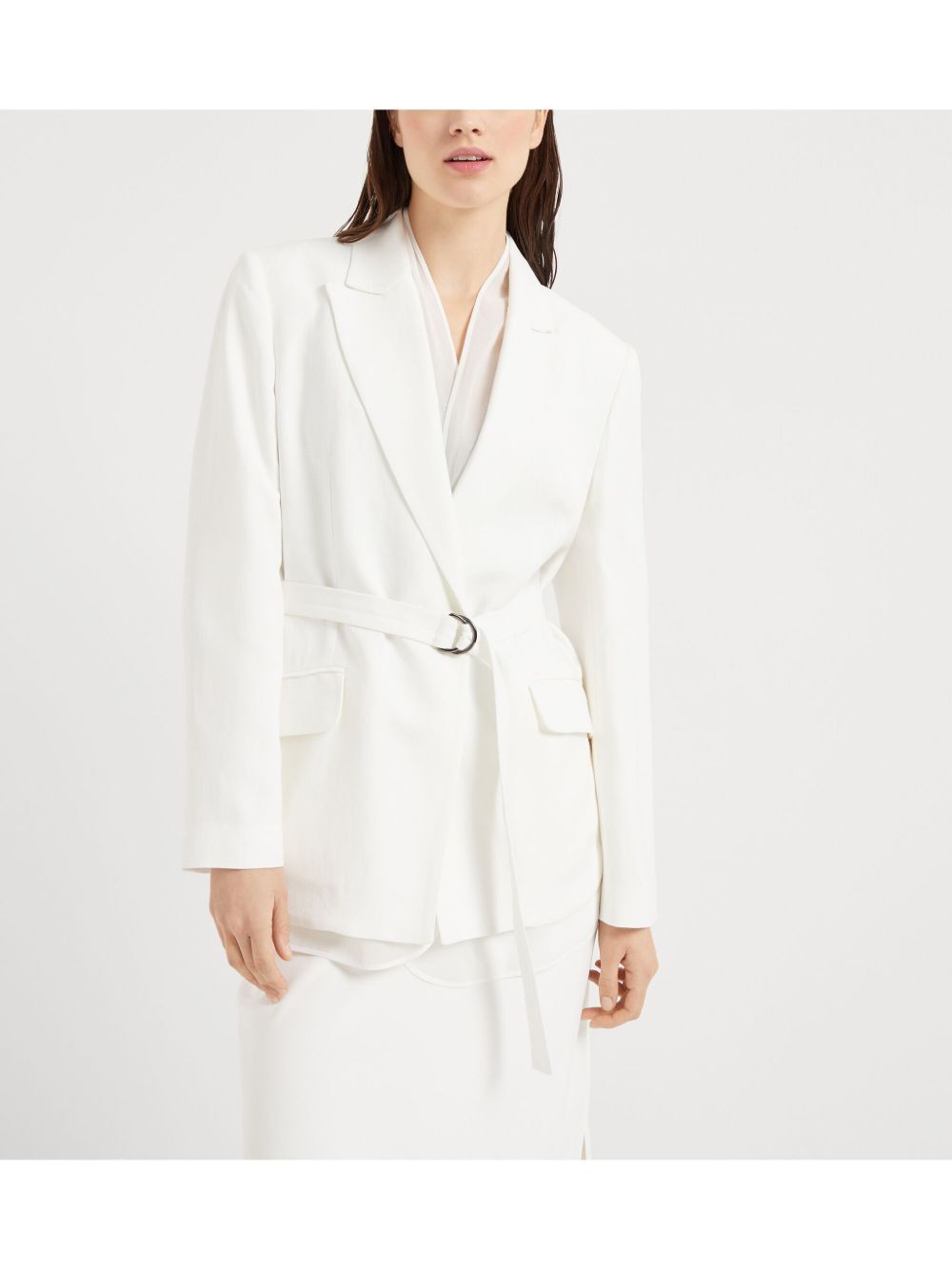 Brunello Cucinelli Women Suit Type Belt Jacket