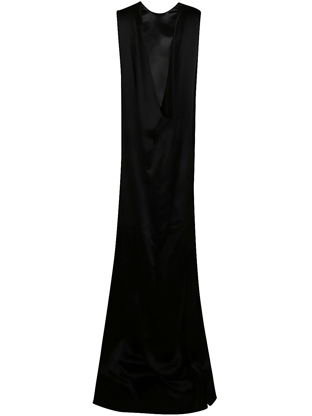 Ann Demeulemeester Women Fida Long Open Back Draped Dress