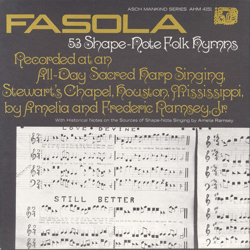 Fasola Fifty-Three Shape Note Folk Hymns All Day - Fasola: Fifty-Three Shape / Various [2 CD]