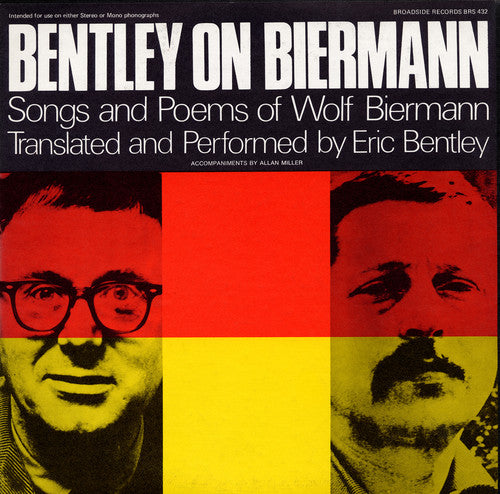 Eric Bentley - Bentley on Biermann: Songs and Poems [CD]