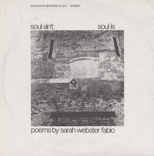 Sarah Fabio Webster - Soul Ain't Soul Is: Poems By Sarah Webster Fabio [CD]