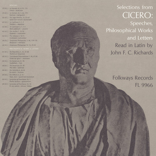 John F.C. Richards - Selections from Cicero [CD]