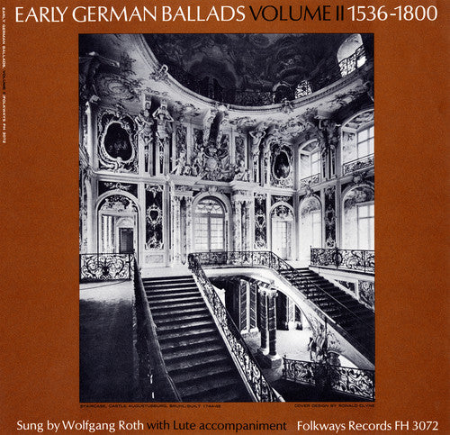 Wolfgang Roth - Early German Ballads 2: 1536-1800 [CD]