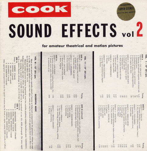 Sound Effects - Sound Effects 2 / Various [CD]